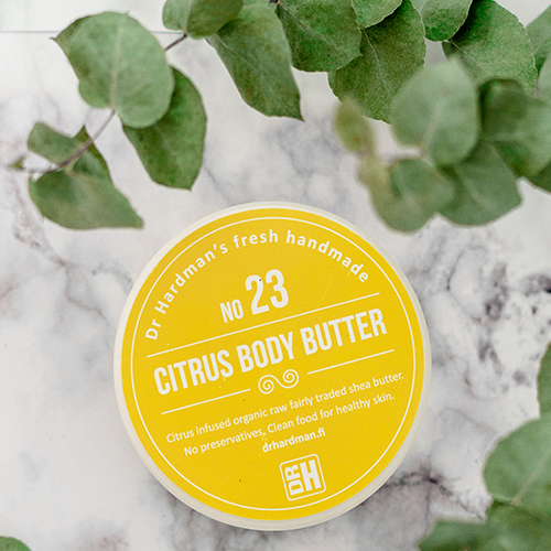 DrHardman citrus body butter